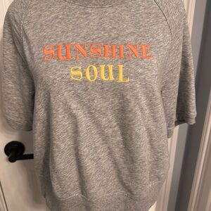 Old Navy Light Gray Knit Top